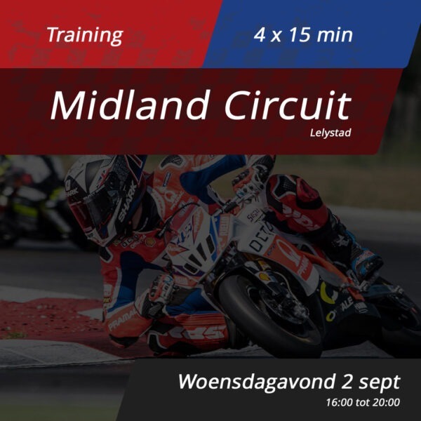 Training woensdagavond 2 september 2026